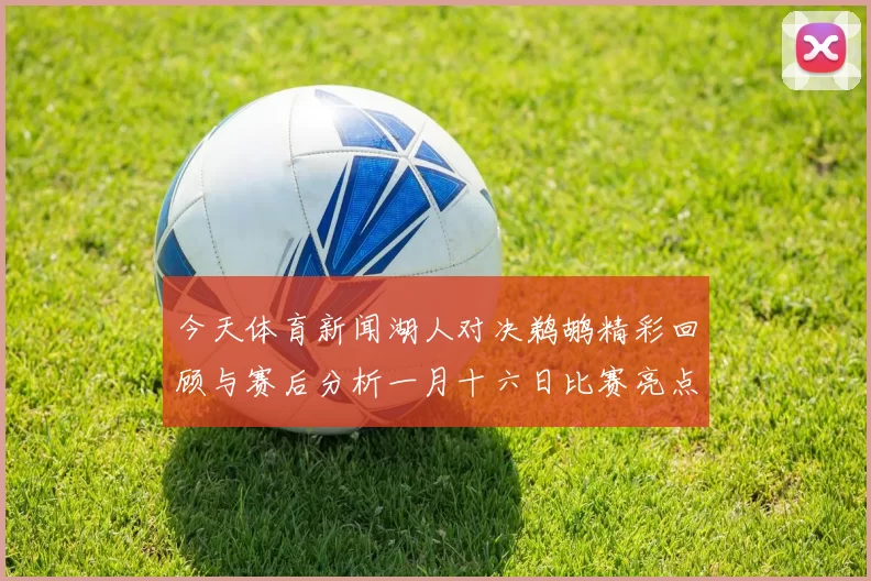 今天体育新闻湖人对决鹈鹕精彩回顾与赛后分析一月十六日比赛亮点总结